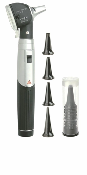 Heine LED mini 3000 F.O. Otoscope with Battery Handle D-008.70.110