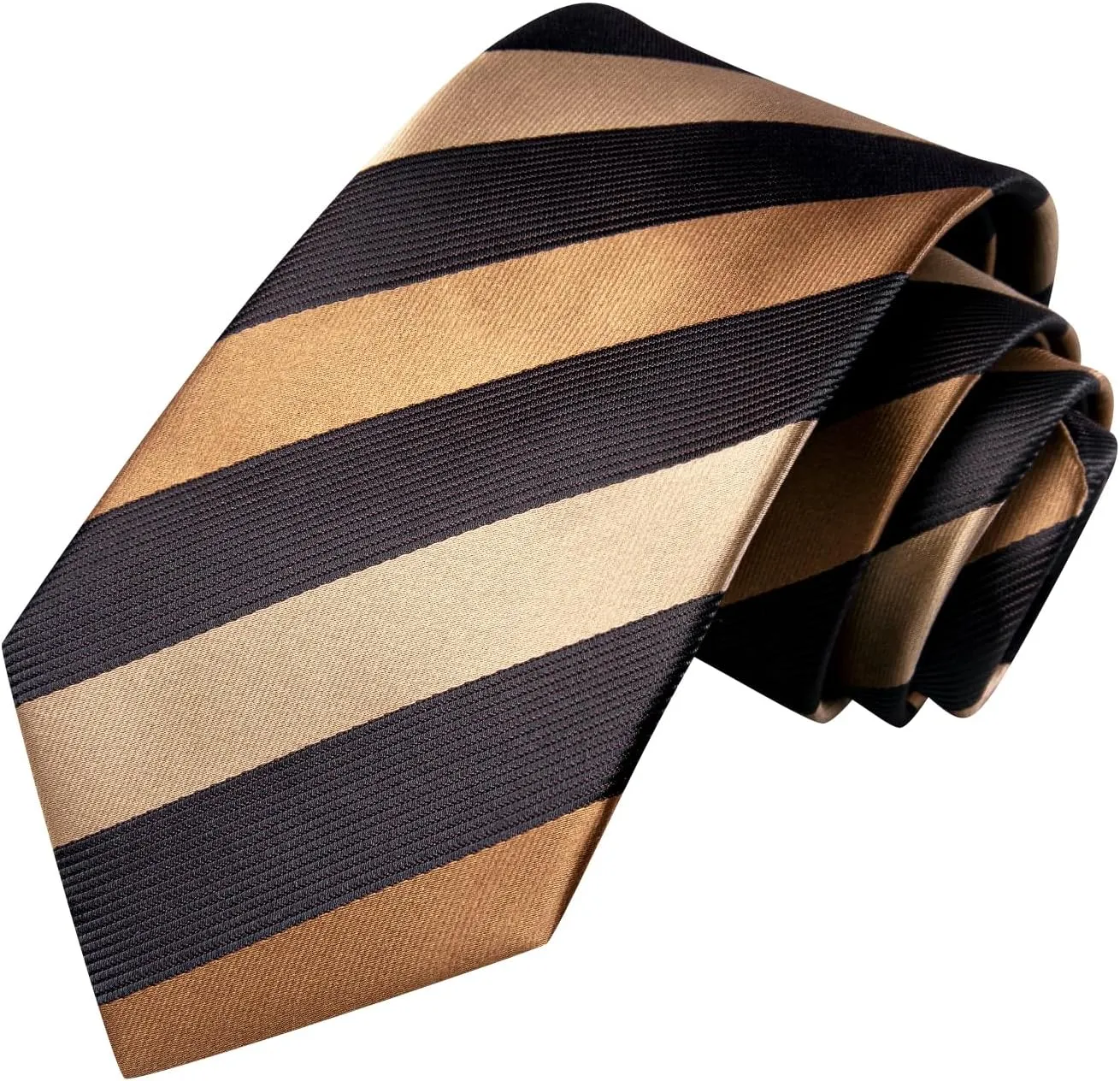 Hi-Tie Mens Plaid Ties Classic Paisley Necktie with Handkerchief Cufflinks Set Business Stripe Tie