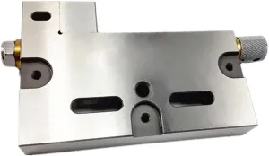 High Precision Stainless Steel Bench Vise, 4 Inch Jaw Opening, 0-100mm Clamping Range, 3Kg Load, HRC50-55 Hardness