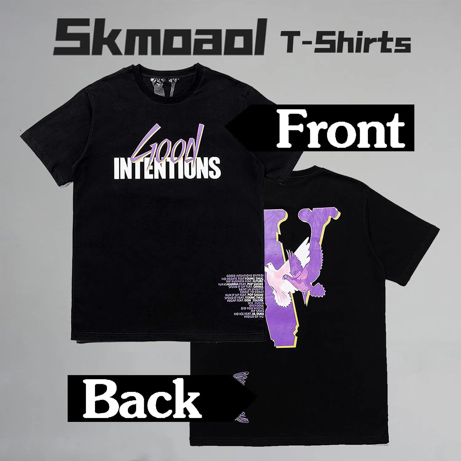Hip Hop V Shirts for Men Women Fashion Graphic Tees Novelty Crewneck Short Sleeve T Shirt Tops