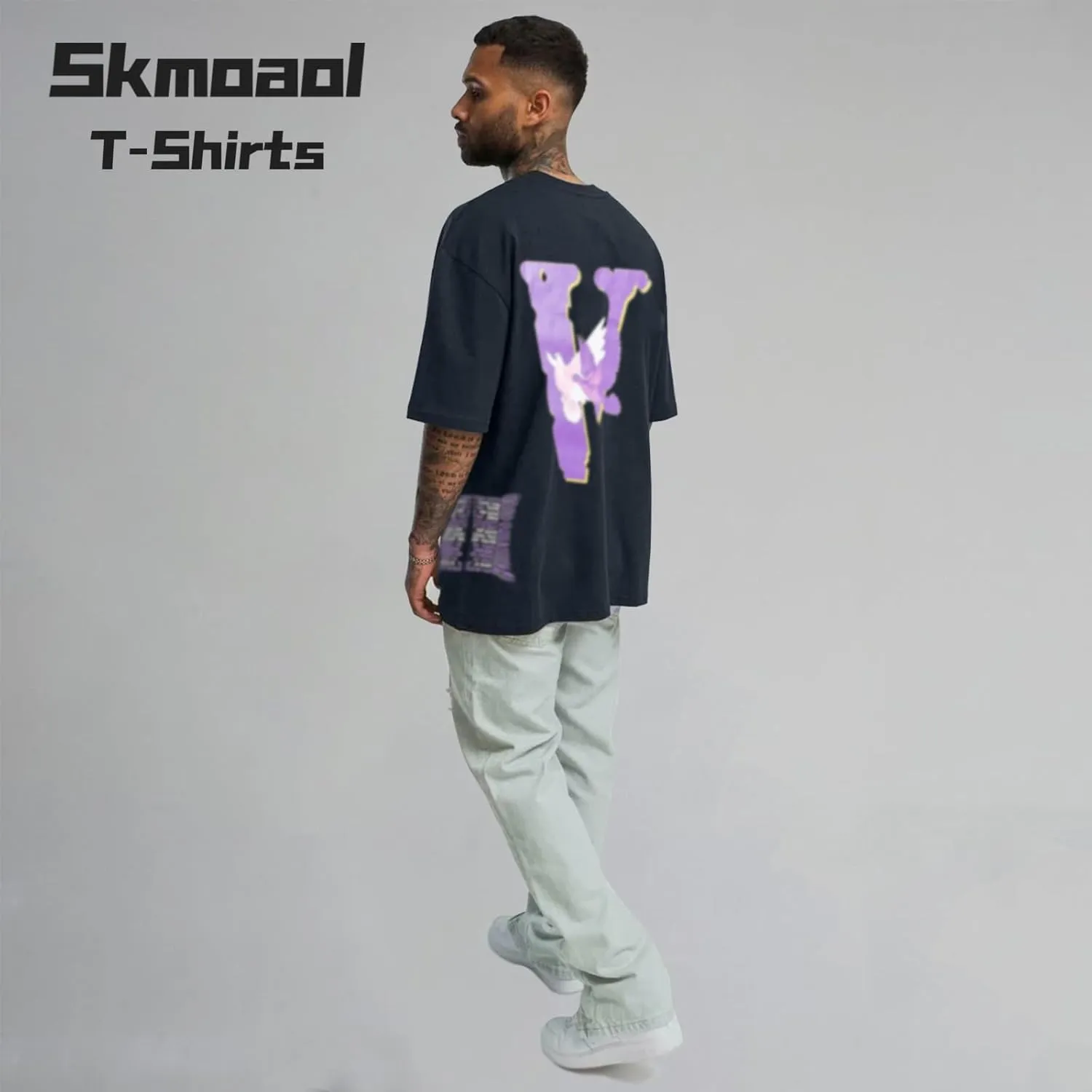 Hip Hop V Shirts for Men Women Fashion Graphic Tees Novelty Crewneck Short Sleeve T Shirt Tops