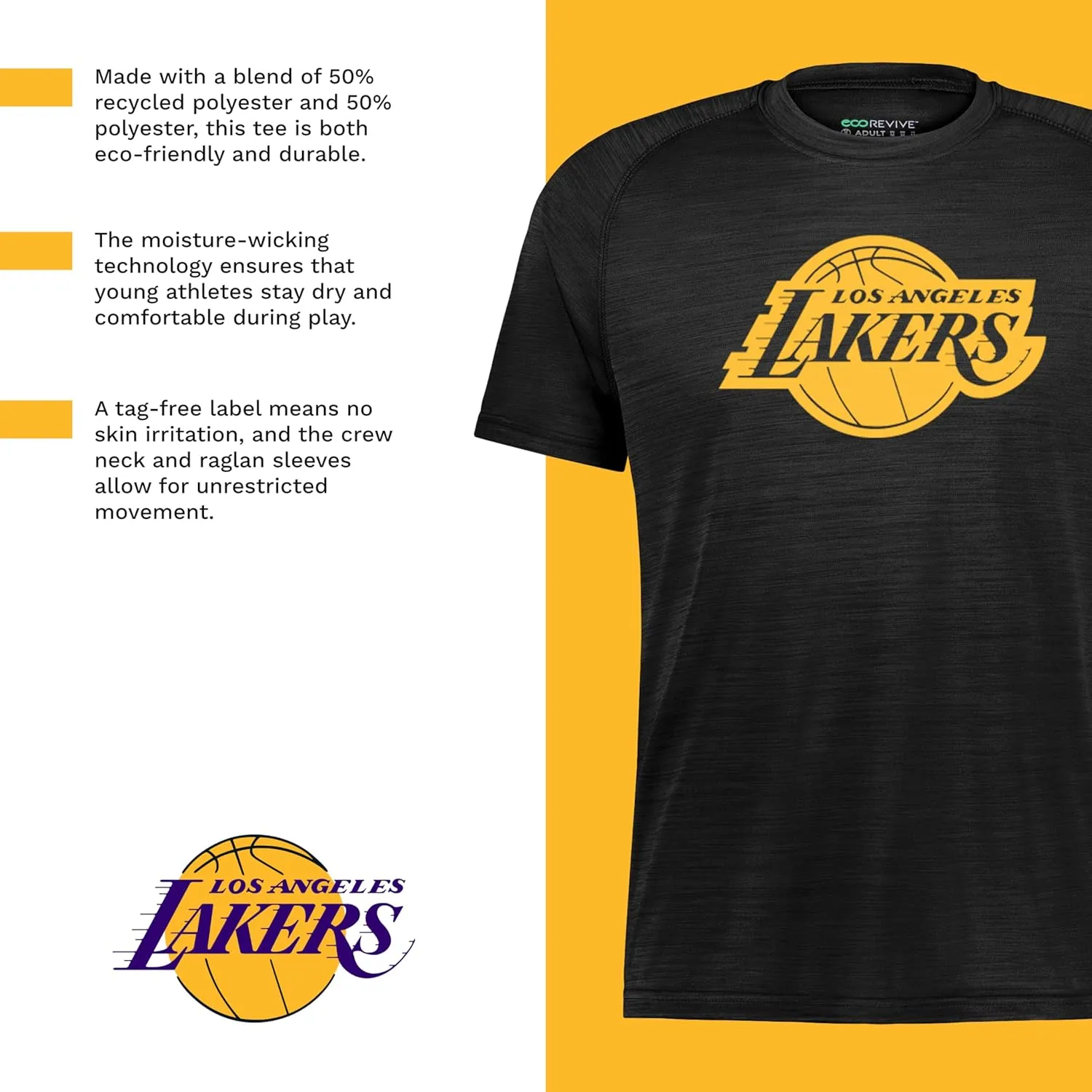 Holloway Boys NBA Pro Tee-Youth Basketball T-Shirt, Team Fan Gear, Comfortable and Durable, Perfect for Game Days