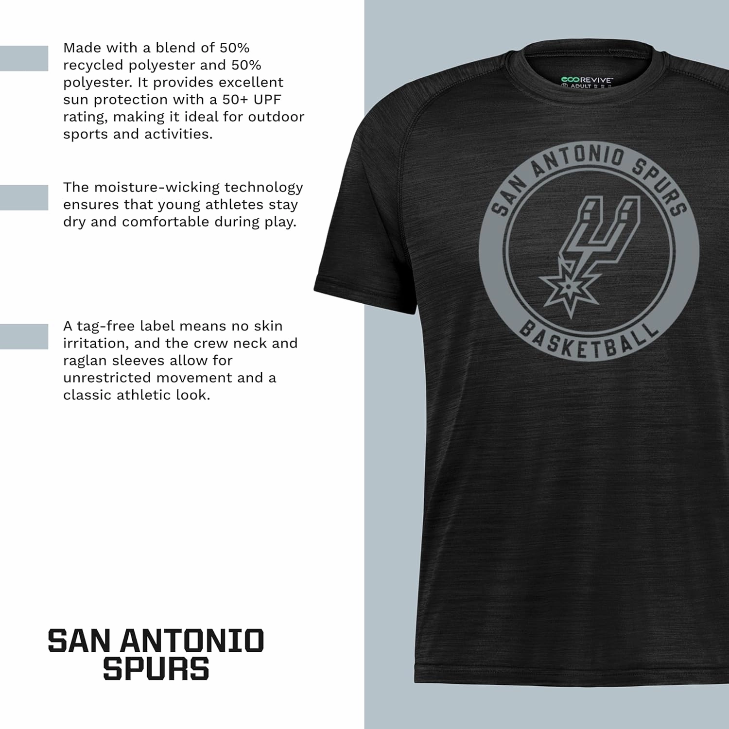 Holloway Boys NBA Pro Tee-Youth Basketball T-Shirt, Team Fan Gear, Comfortable and Durable, Perfect for Game Days