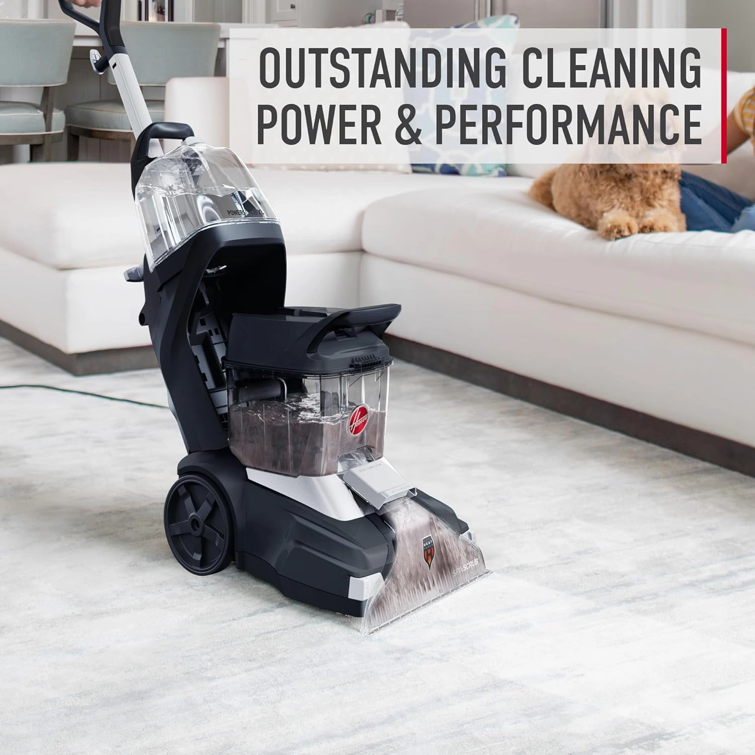 Hoover Everyday Solution, Deep Cleaning Carpet Shampoo, 64 oz Formula, AH30924, Package May Vary