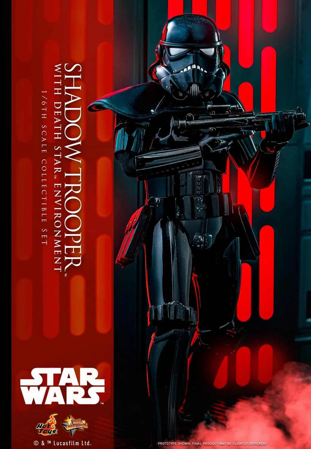 Hot Toys Star Wars Classic Shadow Trooper with Death Star Environment 1/6 Scale 12" Collectible Figure
