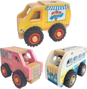 House of Marbles Wooden Brmm-Brmms Beach Bound