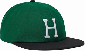 HUF Set Classic H Logo 6 Panel Strapback Hat