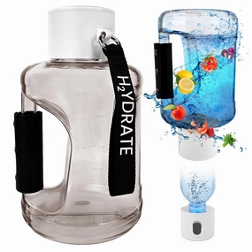 Hydrogen Water Bottle 55 OZ, HIGHTALL 2500ppb Hydrogen Water Bottle Generator, Portable 5-Min Water Ionizer Machine, Rechargeable, for Gift, Sports, Office, Travel