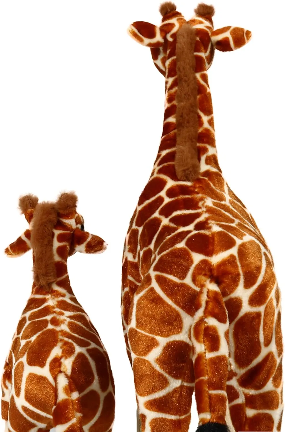 Ice King Bear Mom and Baby Stuffed Animals Set Zoo Wild Animals (Giraffe)