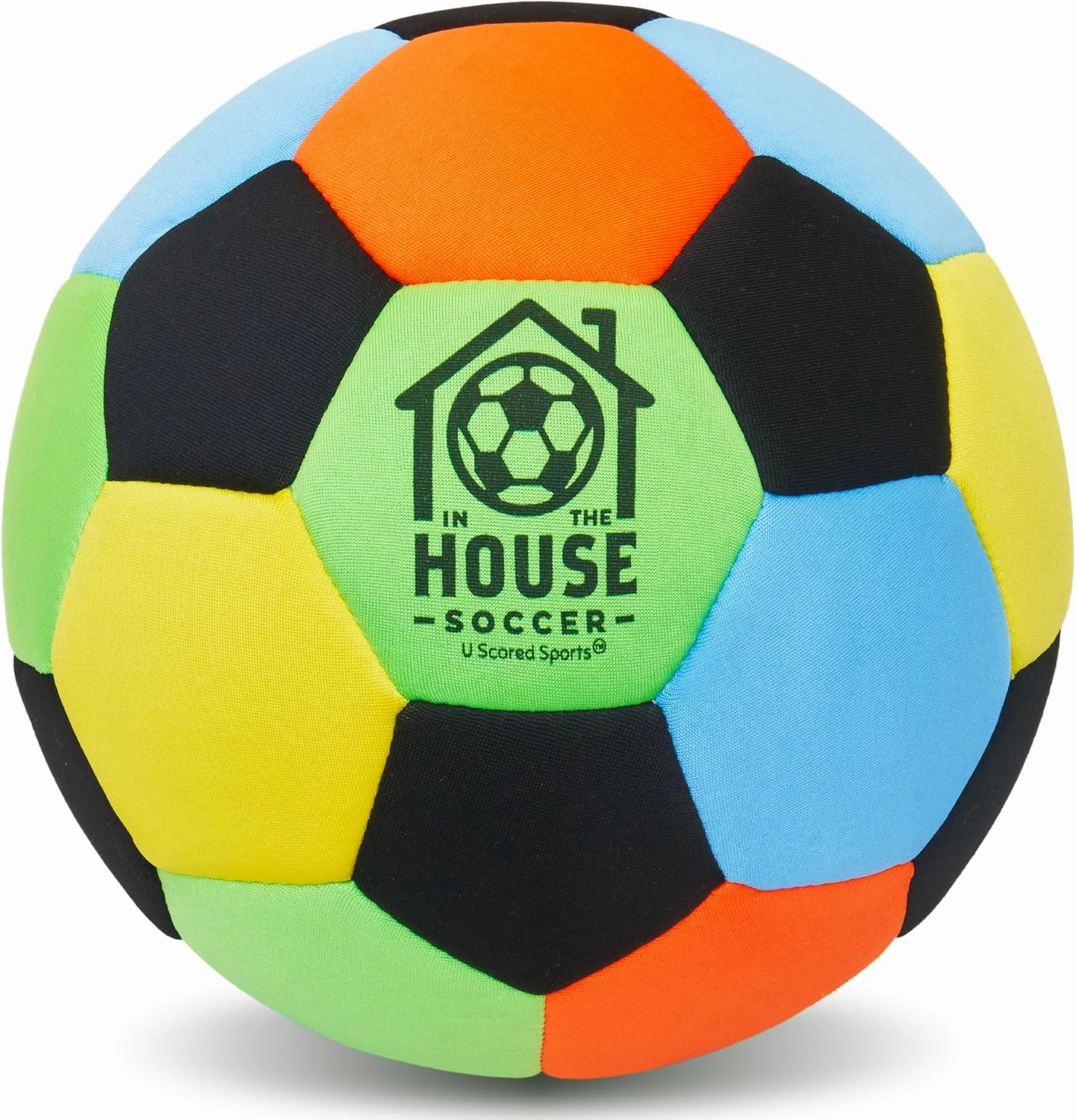 in The House Soccer Ball - Indoor Size 4 Padded Soccer Ball for Girls (Ages 3 ), Boys (Ages 3 ) & Adults - Bring Soccer Practice Home - Perfect for Juggling - Gift for Soccer Player