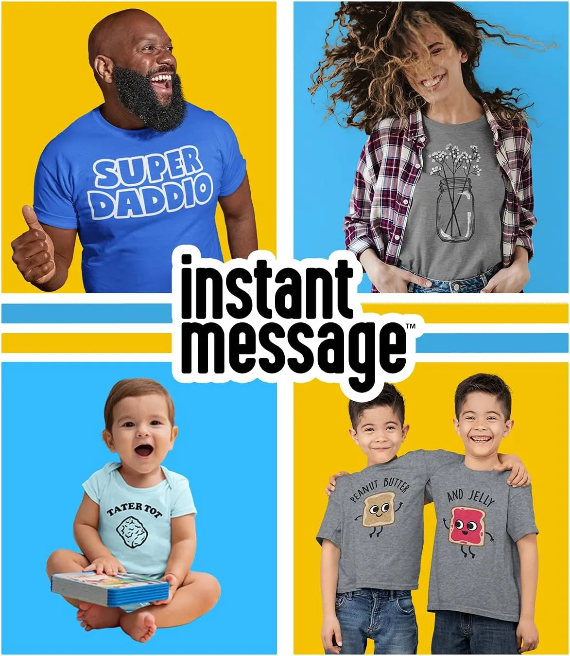 Instant Message - Lets Play Ball - Toddler & Youth Crewneck Fleece Sweatshirt