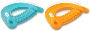 INTEX Sit 'n Float Classic Inflatable Raft Swimming Pool Lounge - (Set of 2)(Colors May Vary)