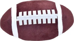 iscream Silky Fleece Covered 10" Slow Rise Squishy Football Shaped Mini Pillow Stress Reliever