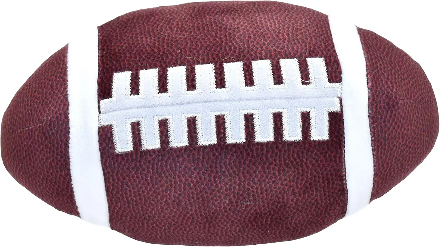 iscream Silky Fleece Covered 10" Slow Rise Squishy Football Shaped Mini Pillow Stress Reliever