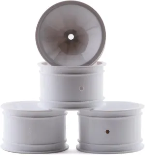 J Concepts Inc. Mono RC10 RC10B2 RC10B3 2.2 Rear Wheel White 4 JCO3404W Electric Car/Truck Option Parts
