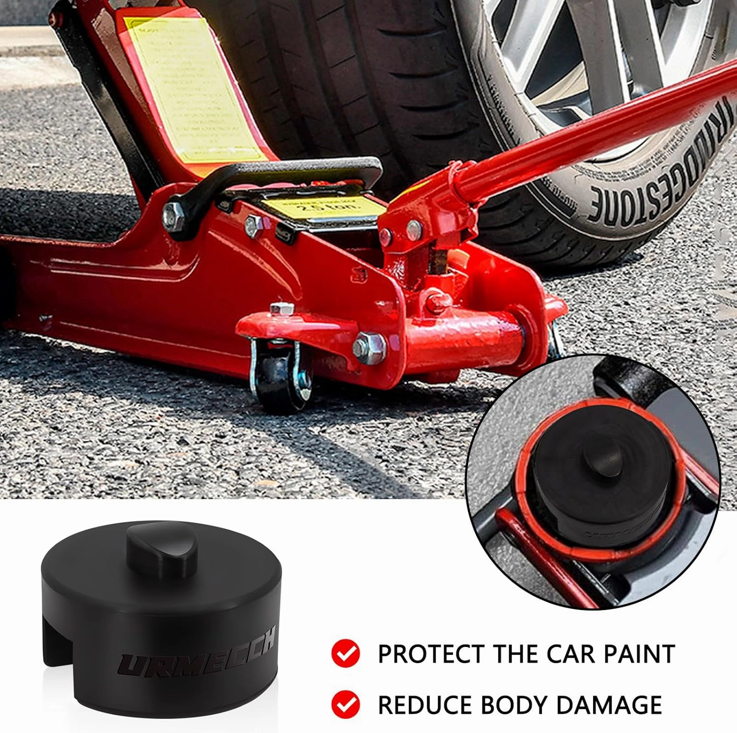 Jack Pad for Porsche 911 964 991 993 996 Turbo 997 Cayman Boxster Rubber Jack Stand Pucks Adapter Lifting Car 2 Pack