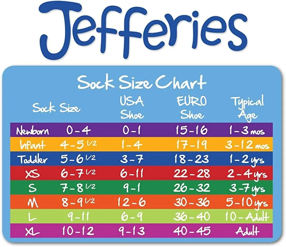 Jefferies Socks Girls 2-6x School Uniform Organic Cotton Seamless Turn Cuff 6 Pack