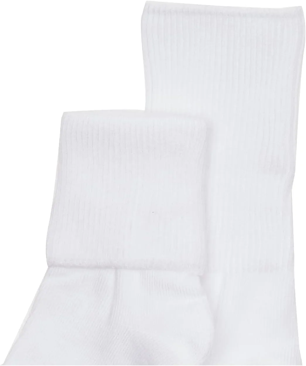 Jefferies Socks Girls 2-6x School Uniform Organic Cotton Seamless Turn Cuff 6 Pack