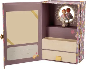 Kaloo - Tendresse Music Box - Valentine - Elegant Lullaby Melody Storage Case for Babies and Toddlers - Purple - from Birth - K200007.