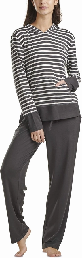 Karen Neuburger Women's Pillowsoft Hoodie Pajama Set