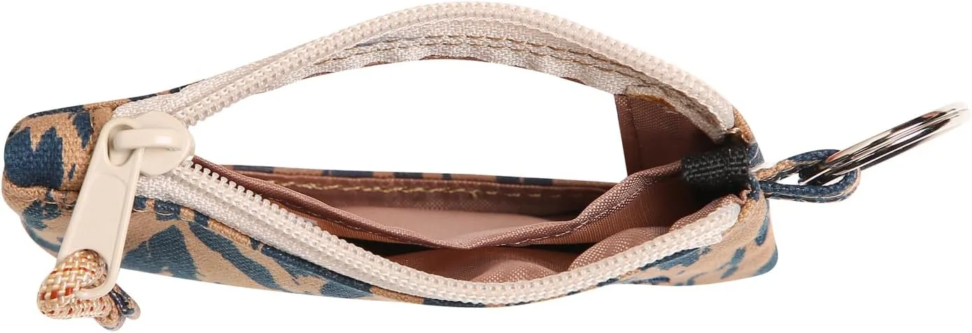 KAVU Stirling Double Sided Slim Cotton Canvas Zip Wallet