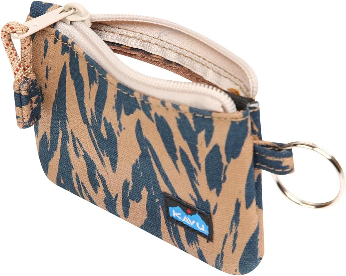 KAVU Stirling Double Sided Slim Cotton Canvas Zip Wallet
