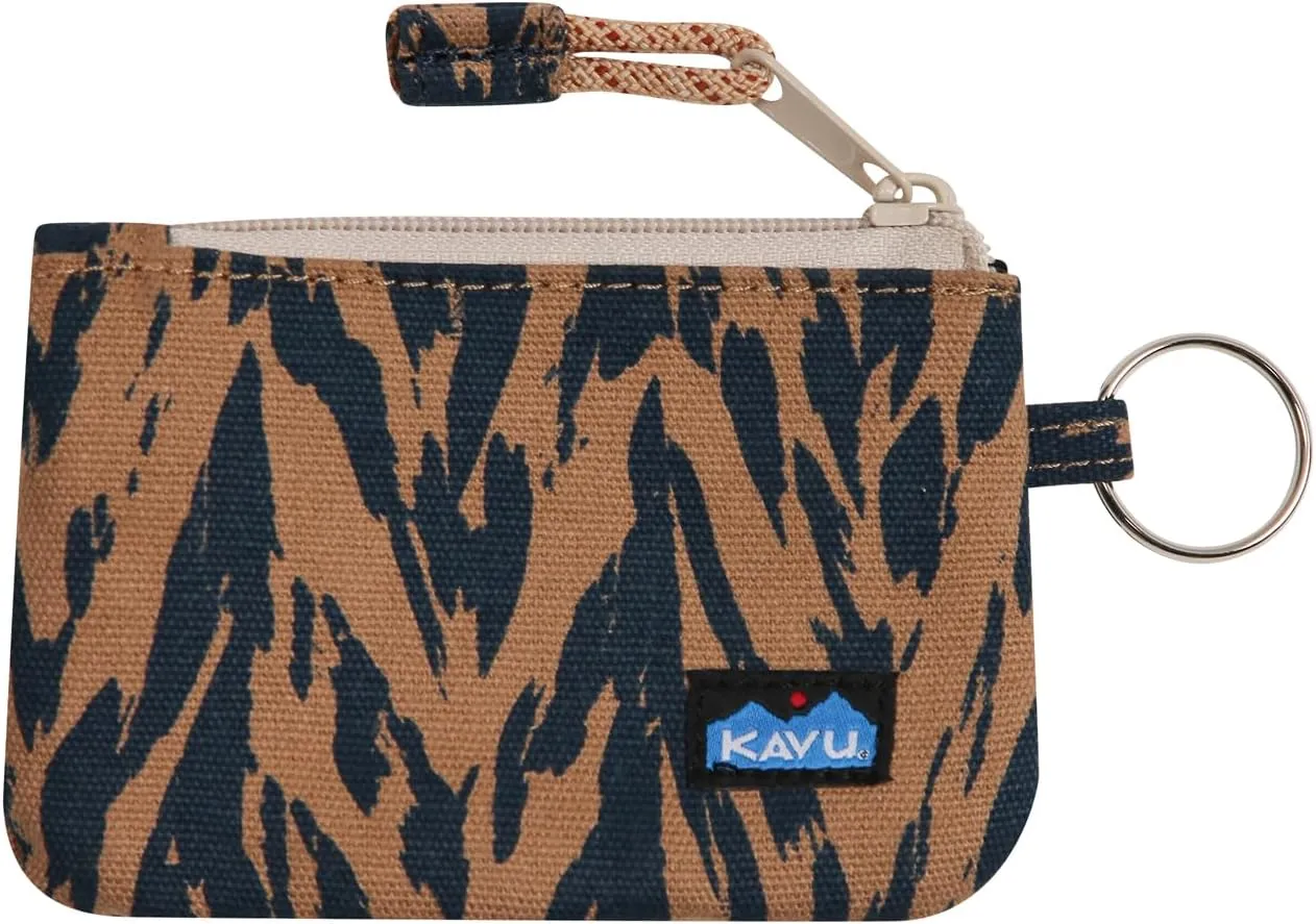 KAVU Stirling Double Sided Slim Cotton Canvas Zip Wallet