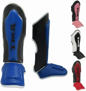 Kids/Adult shin Pads Instep Training MMA Kick Boxing Protector