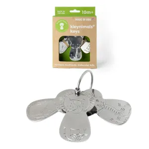 Kleynimals – Original Stainless Steel Toy Keys for Babies – Durable, Safe, Non-Toxic, BPA-Free, Made in USA – Ideal for Teething, Sensory Play & Early Development - Mom Owned & Invented