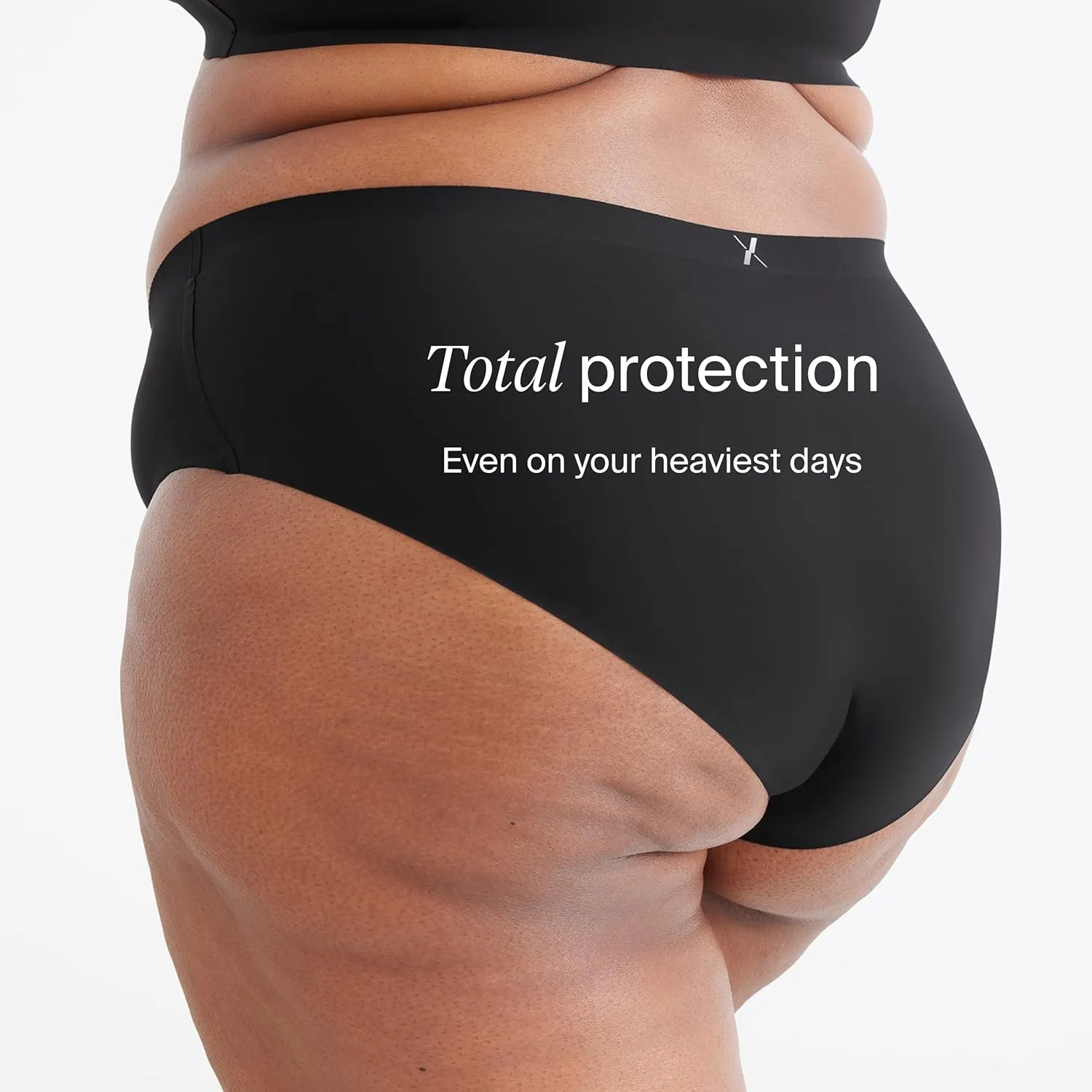 KNIX Super Leakproof Bikini - Mid Rise Bikini Bottom Period Underwear with Stretchy Fabric -Overnight and Everyday Underwear