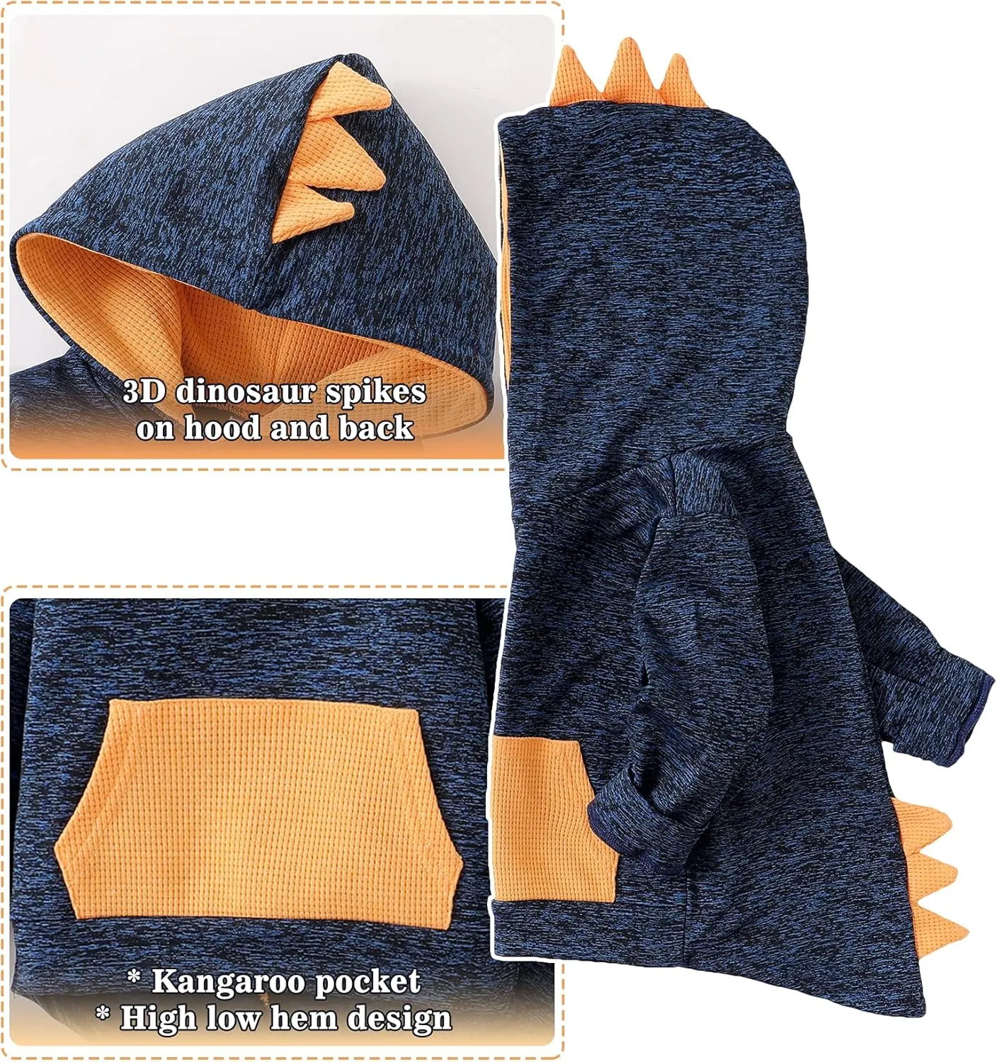 Kucnuzki Baby Toddler Boy Clothes Fall Winter Outfits Long Sleeve Shirt Sweatshirt   Long Pants Kids Little Boy Clothing