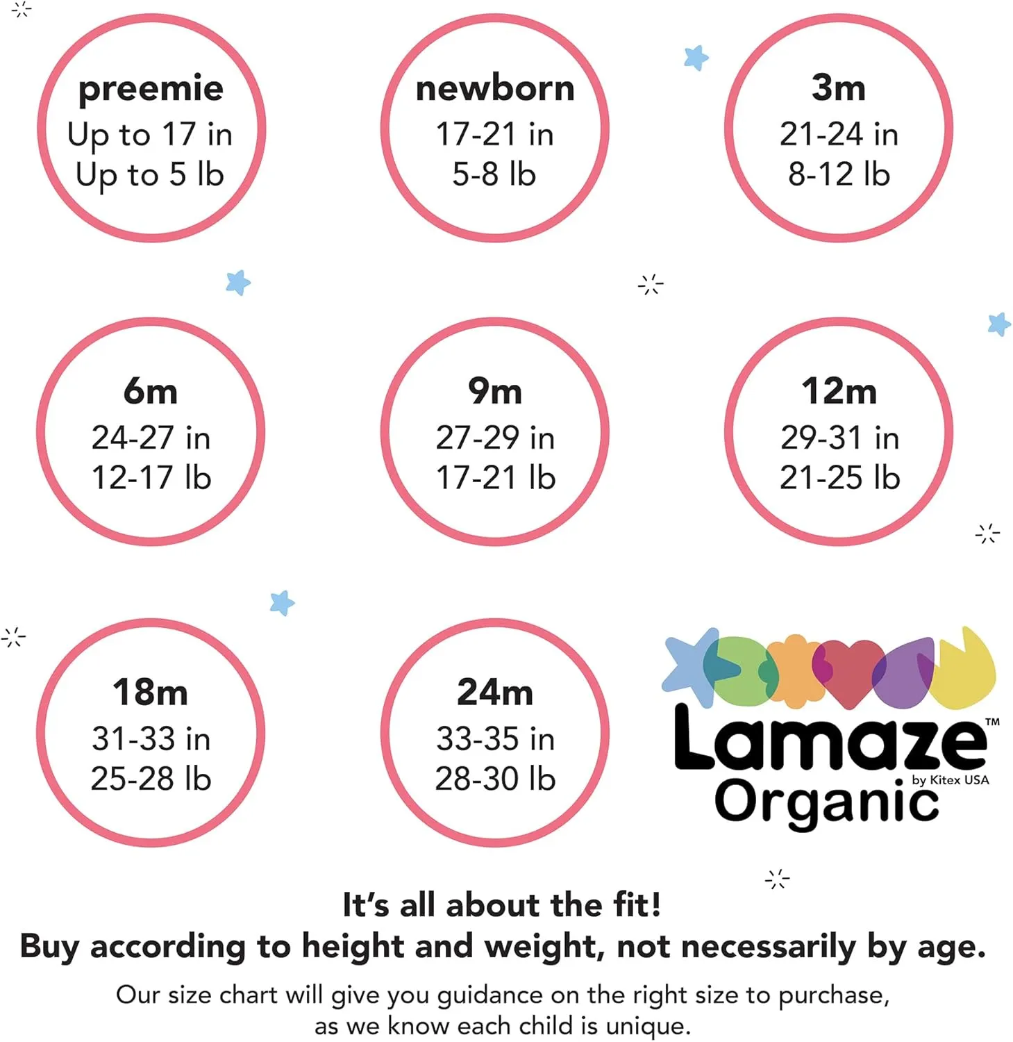 Lamaze Organic Baby baby-boys Pure Organic Cotton Sleep N Play, Zipper Closure Footed Sleepwear, 2 Pk