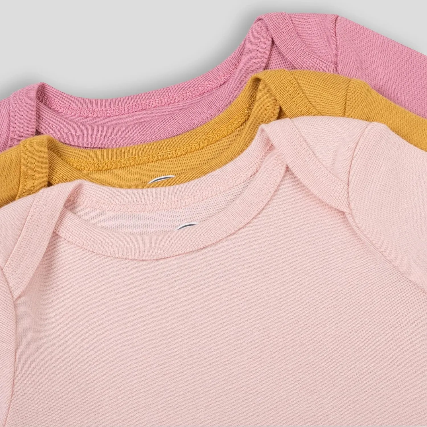 Lamaze Organic Baby baby-girls Long Sleeve Mauve Bodysuit, Sleep Wear