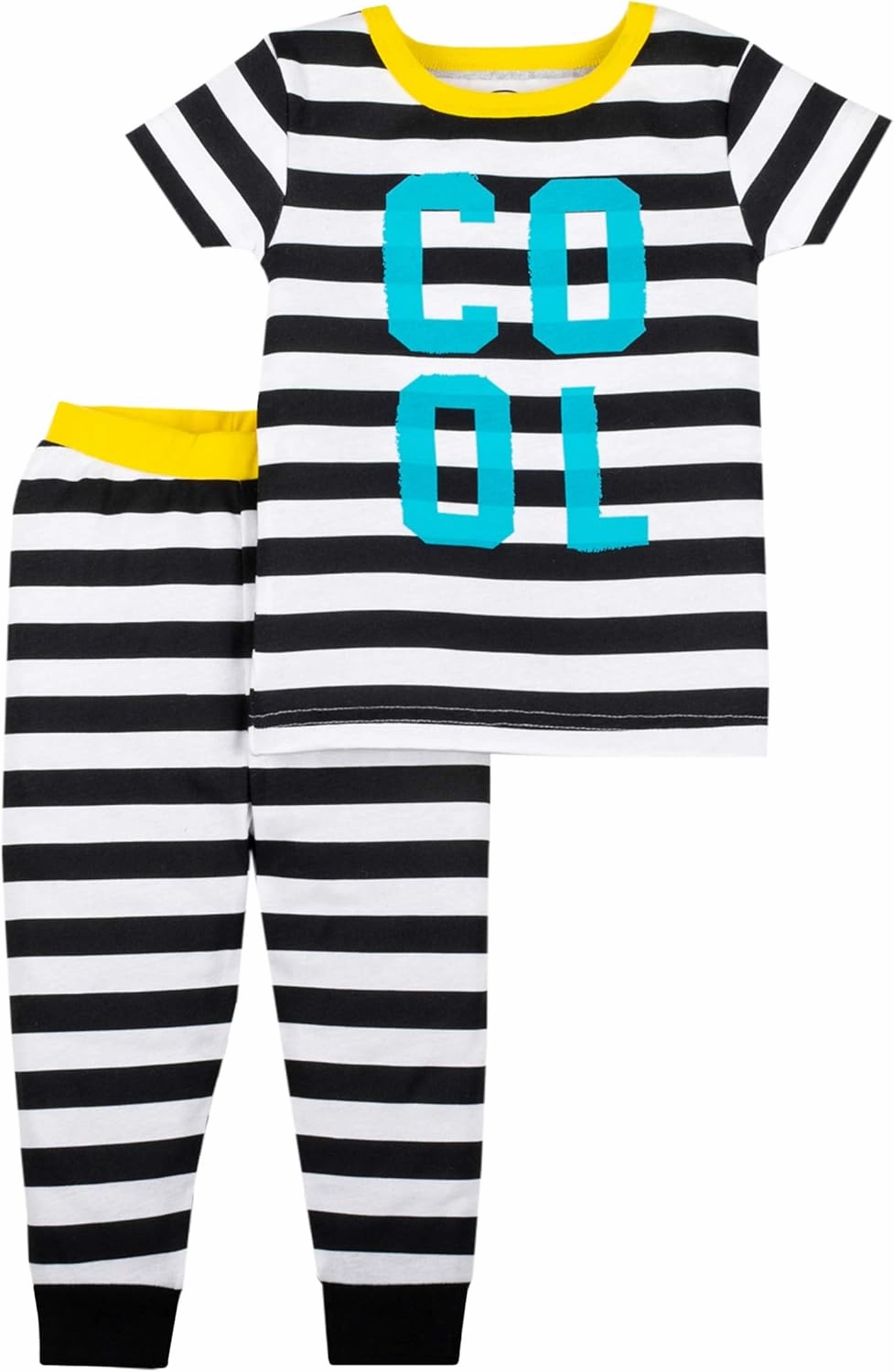 Lamaze Organic Baby Baby Boys' Toddler Short Sleeve Tight Fit Sleepwear