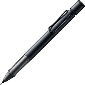 LAMY AL-star black - Mechanical Pencil with transparent, ergonomic grip & lightweight aluminum body - including LAMY M 41 fine line refill 0.5 mm & eraser tip