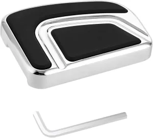 Large Brake Pedal Pad Fit For Harley Touring Road Glide Street Glide Electra Glide Road King 1980-2023 Heritage Softail Fat Boy Softail Slim 1986-2017 Switchback FLD 2012-2016