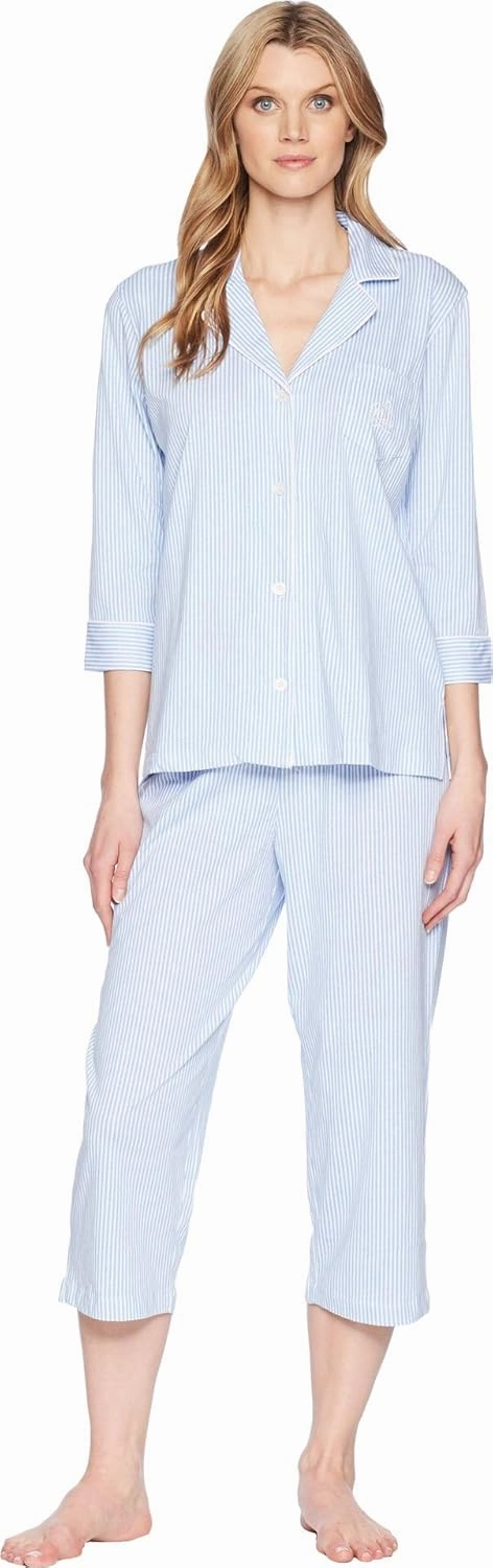 Lauren Ralph Lauren Essentials Bingham Knits Capri PJ Set