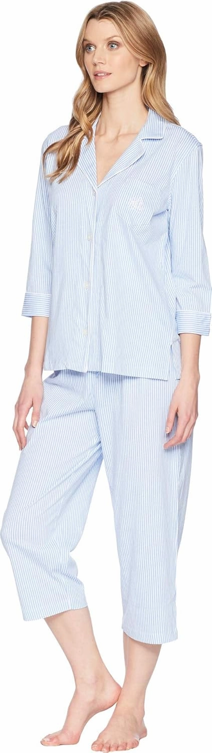 Lauren Ralph Lauren Essentials Bingham Knits Capri PJ Set