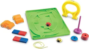 Learning Resources STEM Magnets Activity Set, Science Lessons, 24 Pieces, Ages 5 