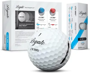 Legato Golf Balls LTX3085 | Designed to Help Golfers Break 90 | Maximized Distance with Soft Feel | 3 Piece | Urethane Cover | 85 Compression
