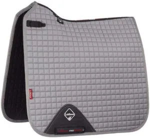 LeMieux Dressage Cotton Square Saddle Pad - English Saddle Pads for Horses - Equestrian Riding Equipment and Accessories (Grey - Large)