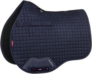 LeMieux General Purpose Suede Square Saddle Pad - English Saddle Pads for Horses - Equestrian Riding Equipment and Accessories (Navy - Small/Medium)