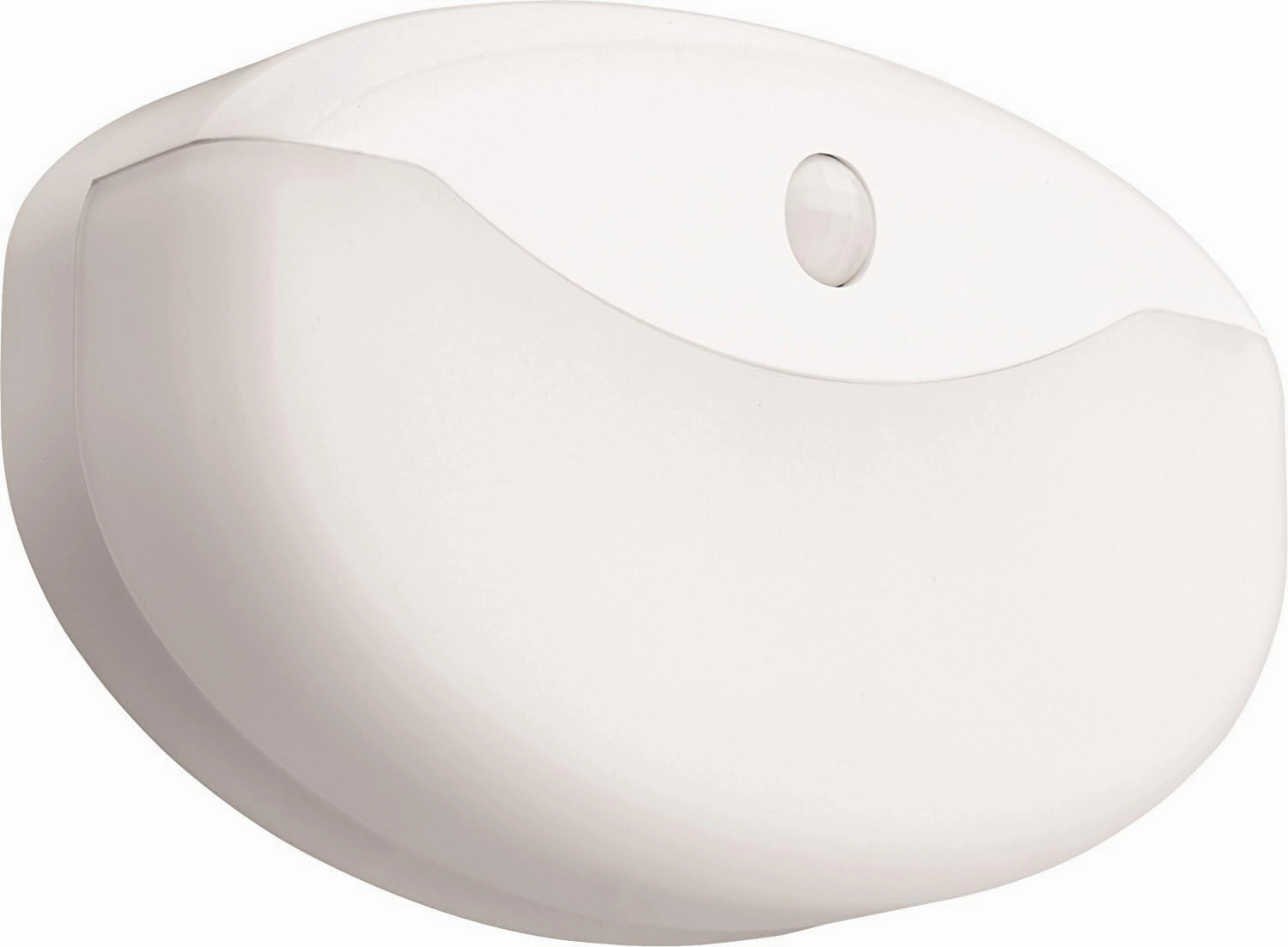 Lithonia Lighting 7 Inch Flush Mount LED Ceiling Light with Motion Sensor,120 Volts, 10 Watts, Wet Listed, 575 Lumens, White (FMMCL 840 PIR M4)