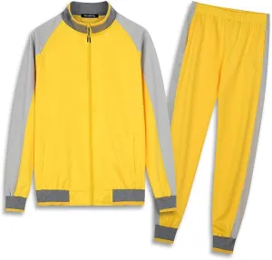 Litteking Men's Tracksuits Sweat Suit Casual Long Sleeve 2 Piece Outfit Sports Jogging Suits Set