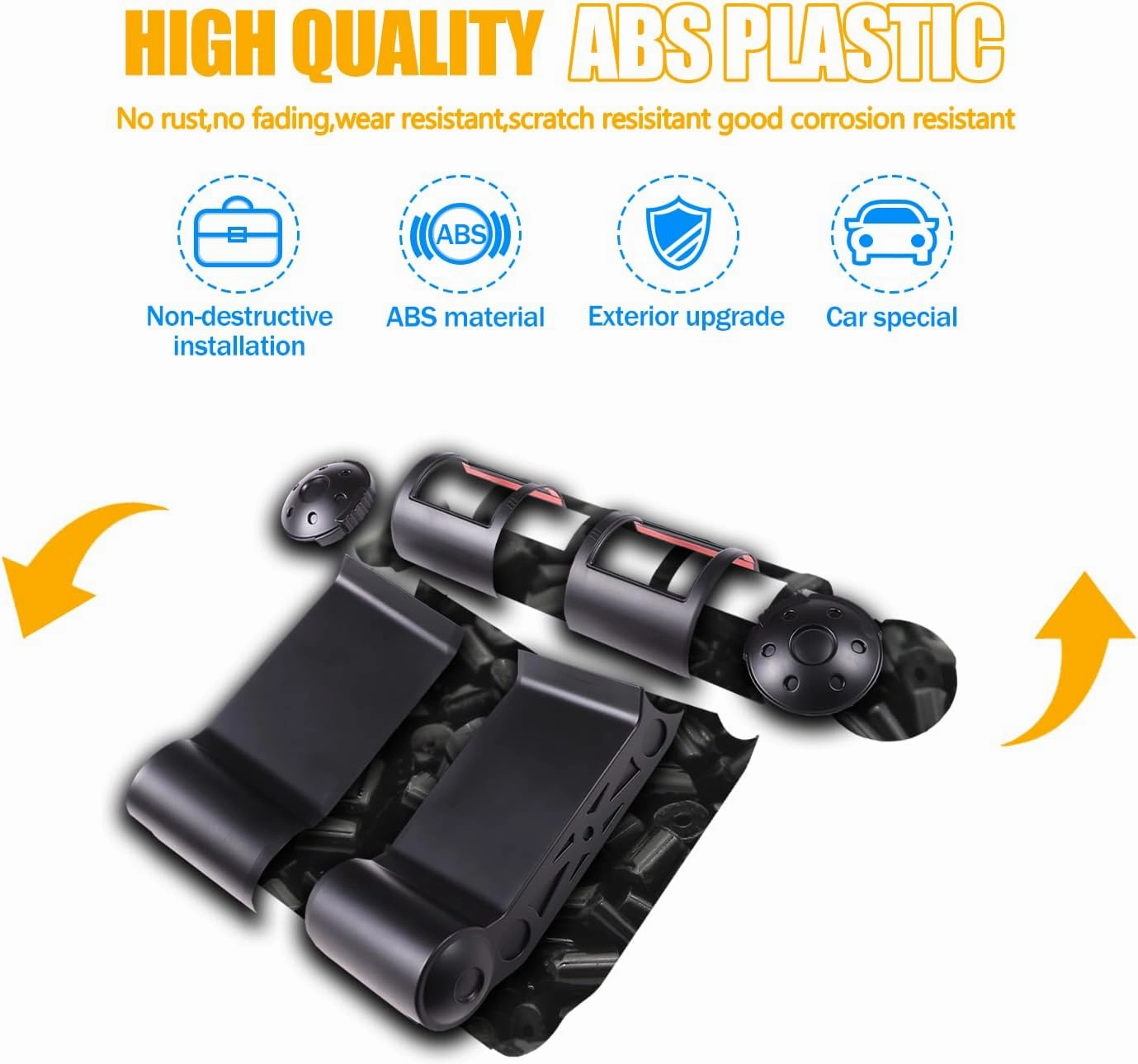 LLKUANG Dashboard Side Air Outlet Frame ABS Car Dashboard Side Air Outlet Frame Decorative Panel for Toyota FJ Cruiser (XJ10) 2007-2022 A/C Air Vent Kit Interior Accessories (Matte black)