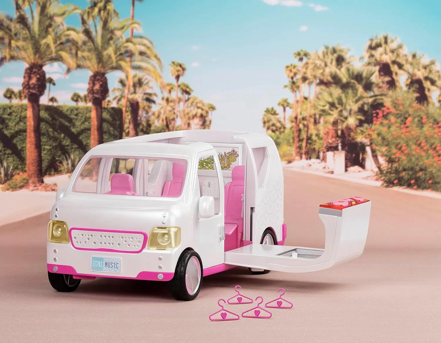 Lori – Vehicle for Mini Dolls – Large Car for 6-inch Dolls – Music Booth & Wardrobe – Sounds & Lights – 3 Years   – Sweet Escape Luxury SUV