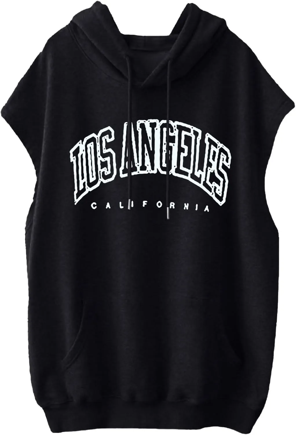 Los Angeles California Tee Shirts for Women 2025 Tank Gym Going Out Loose Tops Cute Hooded T Shirts Casual Y2K Summer