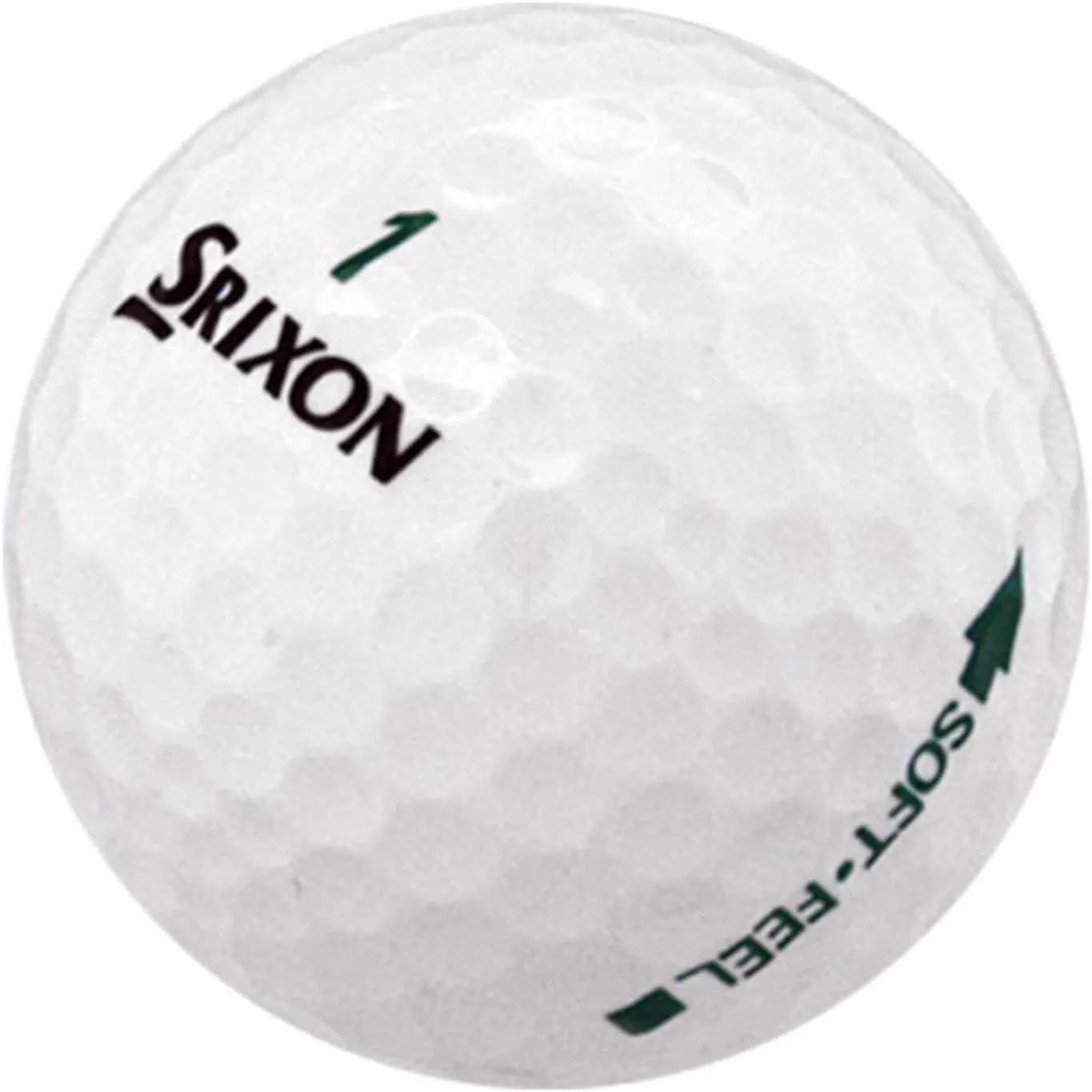 LostGolfBalls - 12 Srixon Soft Feel Golf Balls in Mint Condition, Recycled Used Golf Balls, AAAAA Quality, White