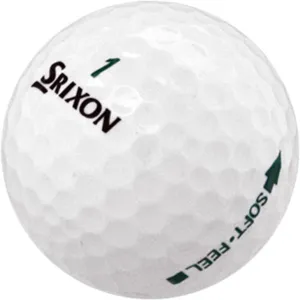 LostGolfBalls - 12 Srixon Soft Feel Golf Balls in Mint Condition, Recycled Used Golf Balls, AAAAA Quality, White