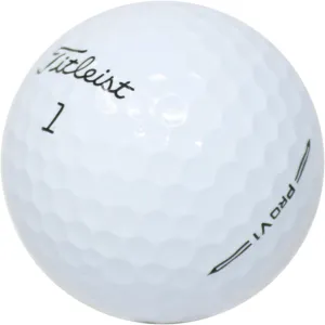 LostGolfBalls - 48 Titleist Pro V1 Golf Balls in Good Condition, 2023 Year Model, AAA Quality, Used & Recycled Used Golf Balls, Titleist ProV1, The #1 Ball in Golf, White